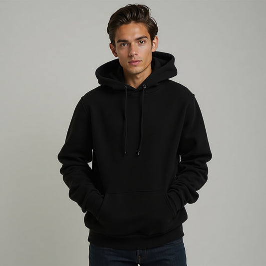 Heavyweight Oversized StreetWear Black Hoodie by Nexiffy