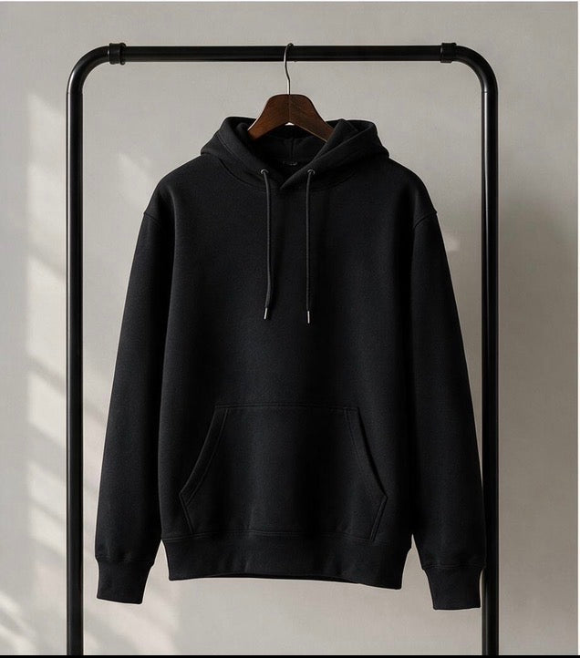 Imported Black Unisex Hoodie by Nexiffy