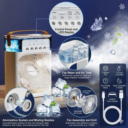 Portable Air Cooler Fan (Best For Summer)