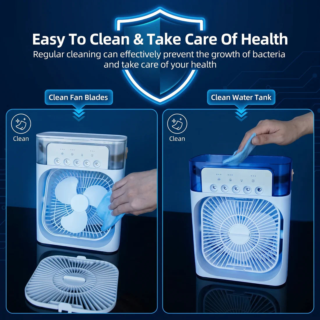 Portable Air Cooler Fan (Best For Summer)