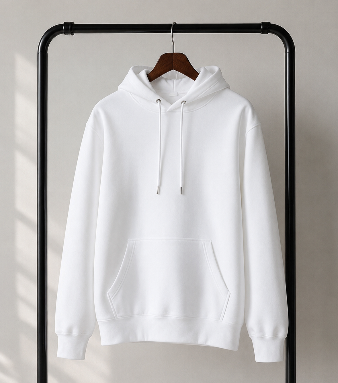 Heavyweight Oversized StreetWear White Hoodie by Nexiffy