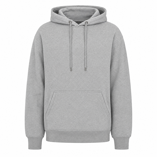 Heavyweight Oversized StreetWear Grey Hoodie by Nexiffy
