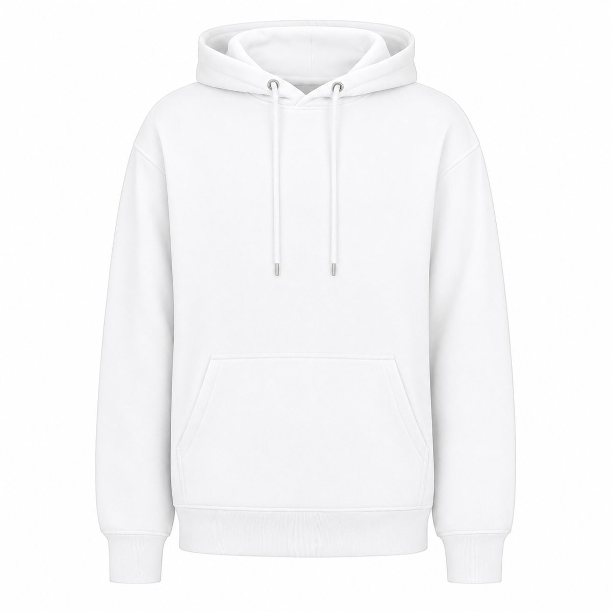 Heavyweight Oversized StreetWear White Hoodie by Nexiffy