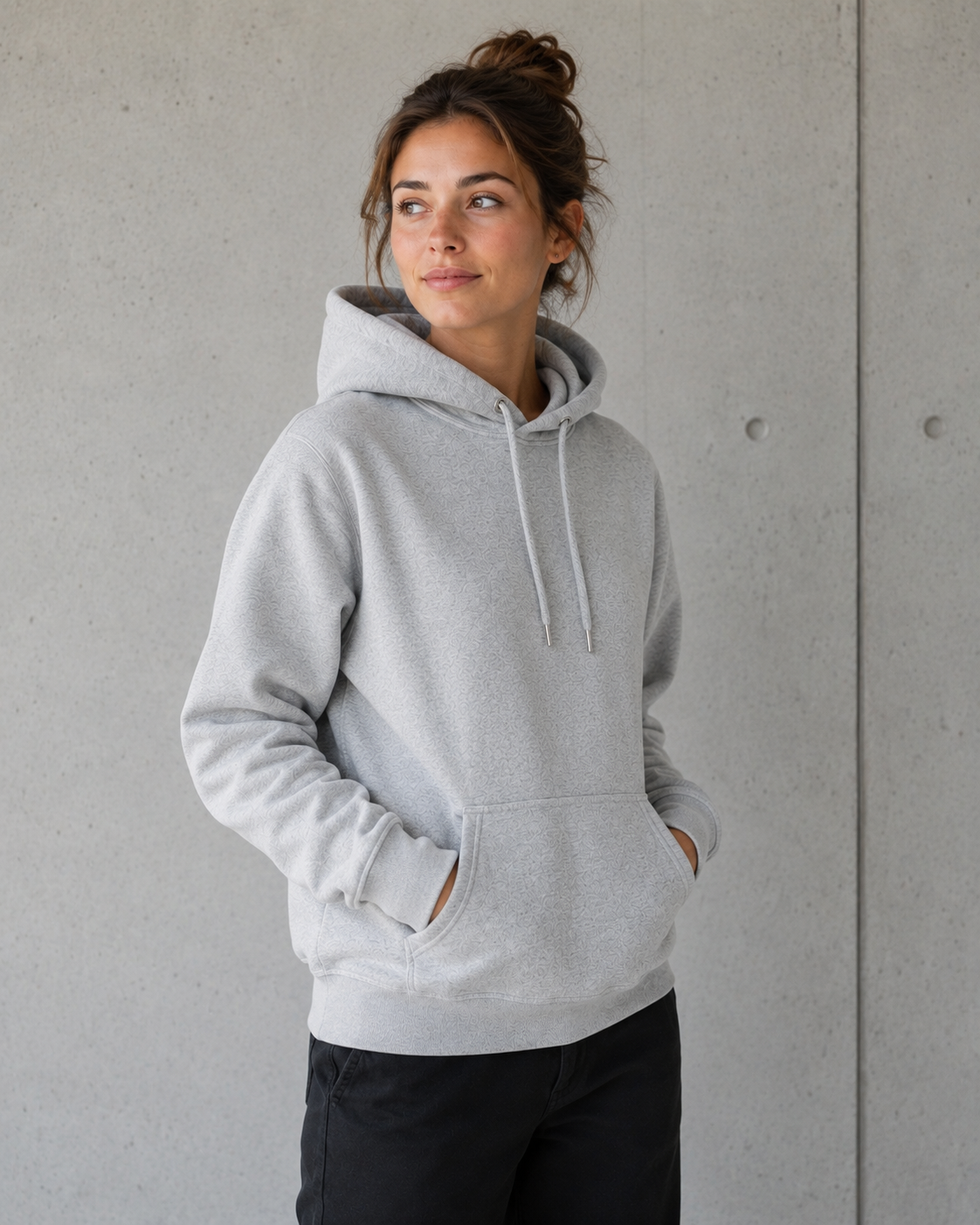 Heavyweight Oversized StreetWear Grey Hoodie by Nexiffy