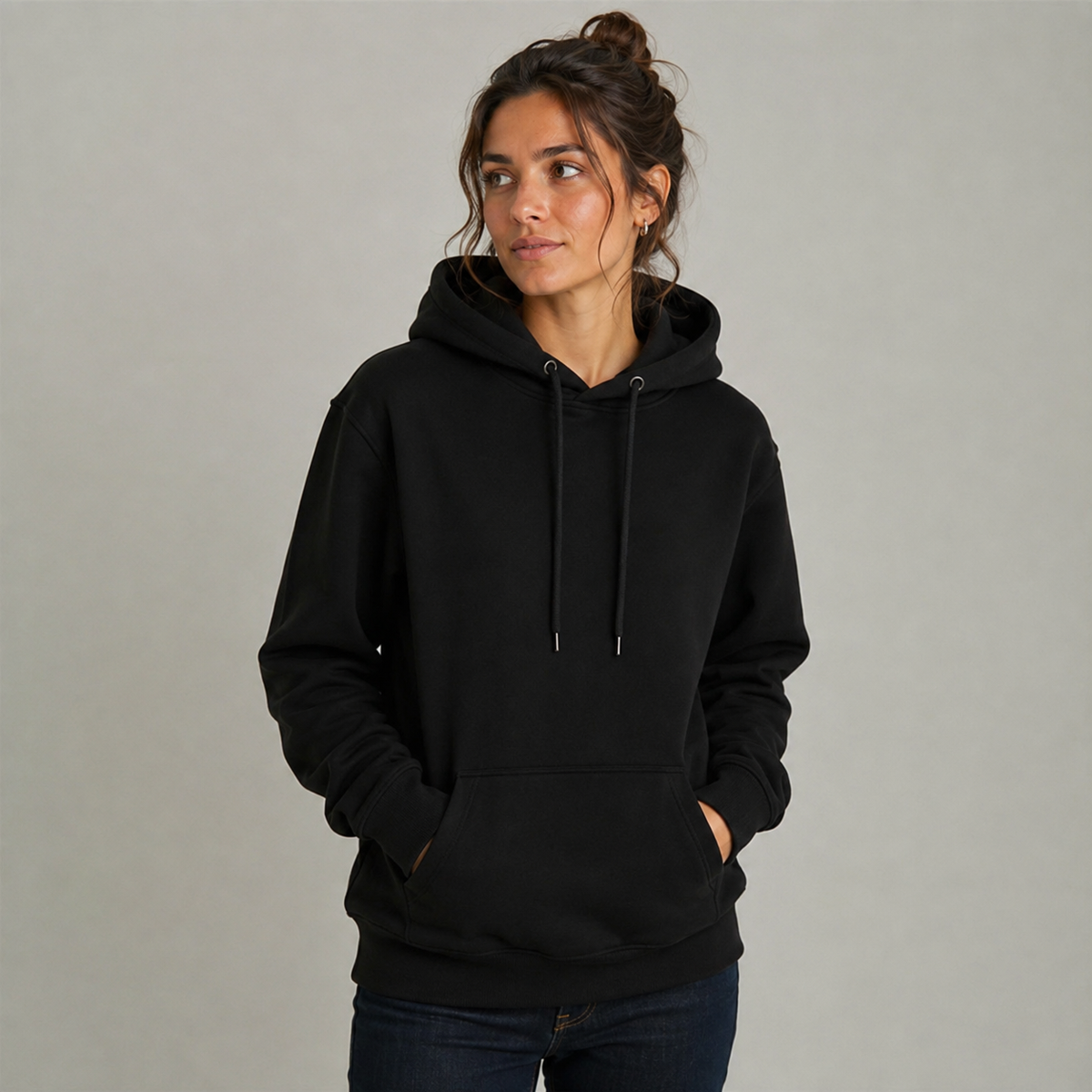 Heavyweight Oversized StreetWear Black Hoodie by Nexiffy