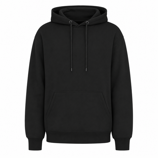 Heavyweight Oversized StreetWear Black Hoodie by Nexiffy